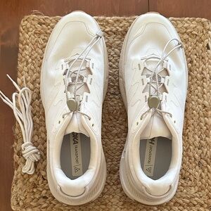 Hoka Off-White Lace-Up Sneakers